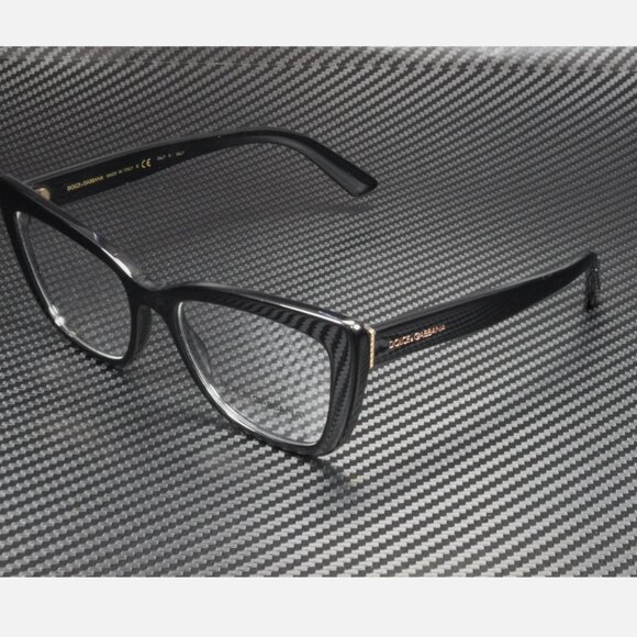 DOLCE & GABBANABlack Lens 53mm Women's Eyeglasses